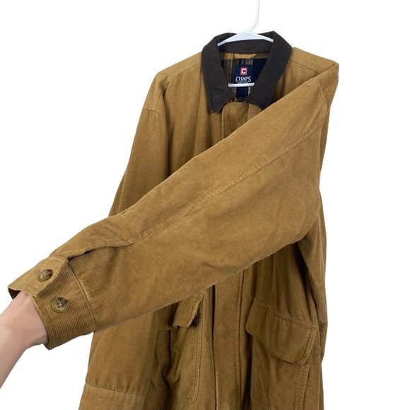 GUC Chaps Ralph Lauren Corduroy Jacket - Heavyweight Blanket Lined Men's Size XL - Picture 7 of 12